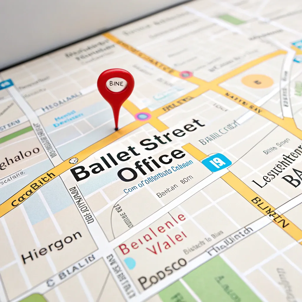 Map location of Ballet-Bible office